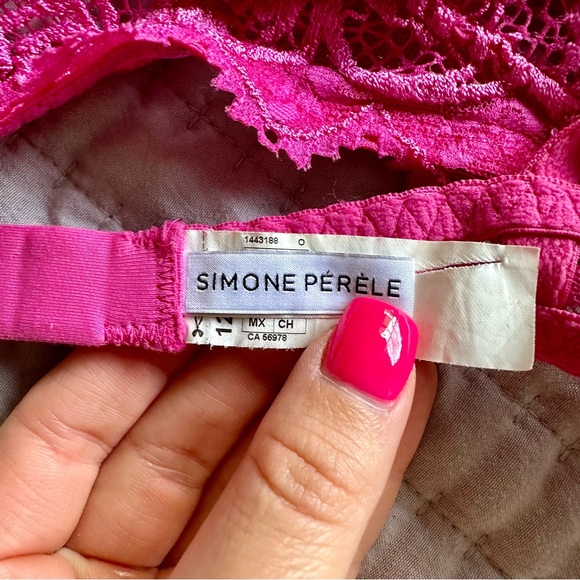 Simone Perele pink lace bralette - Picture 5 of 6